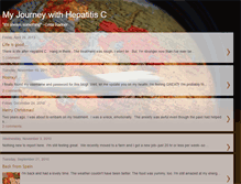 Tablet Screenshot of myjourneywithhepatitisc.blogspot.com