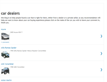 Tablet Screenshot of cardealersinfo.blogspot.com