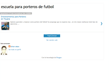 Tablet Screenshot of escueladeporteros.blogspot.com