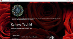 Desktop Screenshot of cahayatauhid.blogspot.com