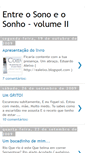 Mobile Screenshot of entresonosonhoii.blogspot.com