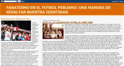 Desktop Screenshot of historia-futbolperuhitos.blogspot.com