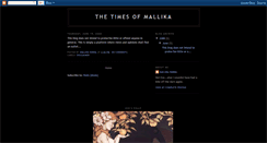 Desktop Screenshot of mallikanawal4u.blogspot.com