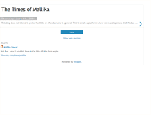 Tablet Screenshot of mallikanawal4u.blogspot.com