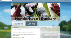 Desktop Screenshot of handarbete-i-bunkern.blogspot.com