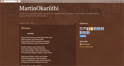 Desktop Screenshot of martinokariithi.blogspot.com