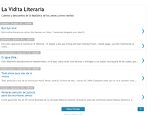 Tablet Screenshot of laviditaliteraria.blogspot.com