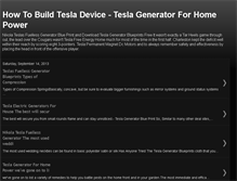 Tablet Screenshot of buildtesladevice.blogspot.com