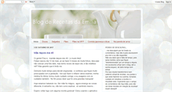 Desktop Screenshot of blogdereceitasdaemilia.blogspot.com