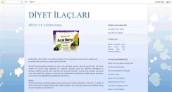 Desktop Screenshot of diyet-ilaci.blogspot.com