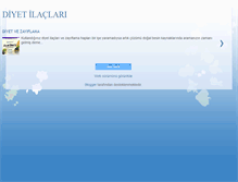 Tablet Screenshot of diyet-ilaci.blogspot.com