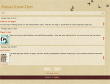 Tablet Screenshot of naruto-know-how.blogspot.com