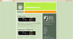 Desktop Screenshot of faithinthesound.blogspot.com