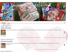 Tablet Screenshot of emozioniinpatchwork.blogspot.com