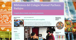 Desktop Screenshot of biblioescuelapacheco.blogspot.com