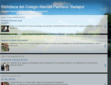 Tablet Screenshot of biblioescuelapacheco.blogspot.com