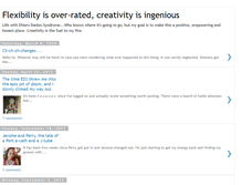 Tablet Screenshot of flexabilityandcreativity.blogspot.com