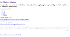 Desktop Screenshot of pcwinsolutions.blogspot.com