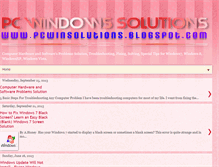 Tablet Screenshot of pcwinsolutions.blogspot.com