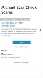 Mobile Screenshot of michael-ezra-check-scams.blogspot.com