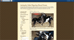 Desktop Screenshot of nigeriandwarfgoats.blogspot.com