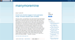 Desktop Screenshot of manymoremine.blogspot.com