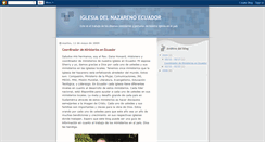 Desktop Screenshot of nazarenoecuador.blogspot.com