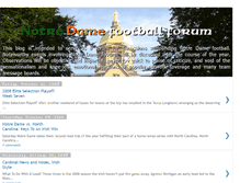 Tablet Screenshot of ndfootballforum.blogspot.com