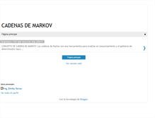Tablet Screenshot of investigaciondeoperaciones2markov.blogspot.com