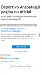 Mobile Screenshot of deportivoanzoategui.blogspot.com