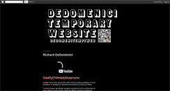 Desktop Screenshot of dedomenicitemporarywebsite.blogspot.com