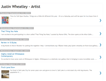 Tablet Screenshot of justinwheatley.blogspot.com