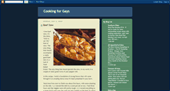 Desktop Screenshot of cooking4gays.blogspot.com