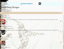 Tablet Screenshot of anniedengdesigns.blogspot.com