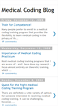 Mobile Screenshot of medicalcodingblog.blogspot.com