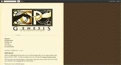 Desktop Screenshot of genesisdigital.blogspot.com