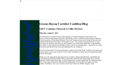 Desktop Screenshot of greensbayou.blogspot.com