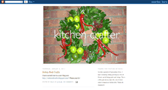 Desktop Screenshot of kitchencrafter.blogspot.com