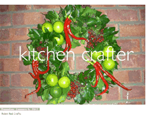 Tablet Screenshot of kitchencrafter.blogspot.com