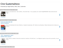 Tablet Screenshot of cineguatemalteco.blogspot.com