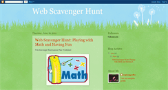 Desktop Screenshot of mahernandez-webscavengerhunt.blogspot.com