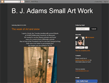 Tablet Screenshot of bjadamsmallwork.blogspot.com