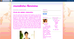 Desktop Screenshot of mundodefantasiafeminino.blogspot.com