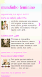 Mobile Screenshot of mundodefantasiafeminino.blogspot.com