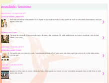 Tablet Screenshot of mundodefantasiafeminino.blogspot.com