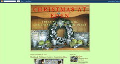 Desktop Screenshot of christmasateden.blogspot.com