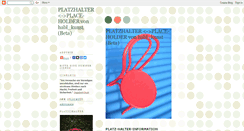 Desktop Screenshot of platz-halter.blogspot.com