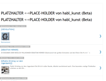 Tablet Screenshot of platz-halter.blogspot.com