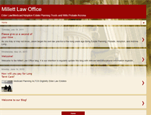 Tablet Screenshot of millettlaw.blogspot.com