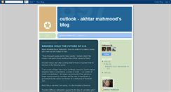 Desktop Screenshot of akhtarmahmood.blogspot.com